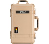 Peli 1510 Maleta Trolley Resistente a los Impactos para Material fotográfico y Audiovisual, IP67 estanca e Impermeable al Polvo, 27L de Capacidad, Fabricada en Alemania, sin Espuma, Beige
