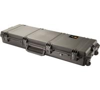 PELI Storm IM3200 Maleta rugerizada Alargada y con Ruedas para trípodes y Equipos de Caza, Resistente al Agua y Polvo, 61L de Capacidad, Fabricada en EE.UU., con Espuma Personalizable, Color Negro