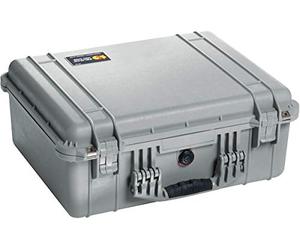 Pelican 1550 Camera Case With Foam (Silver)