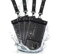 Pelican 4 Pack Marine - IP68 Waterproof Phone Pouch / Case Regular Size - Floating Waterproof Phone Case - For iPhone 16 Pro Max/iPhone 15 Pro/ 14 Pro
