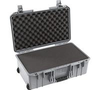 Pelican Air 15350-0002-180 - Funda con Espuma (edición 2020 con Cierre de botón), Color Plateado