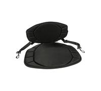 Pelican Boats PS0480-3 - Asiento de Kayak o Sup para Sentarse en la Parte Superior, cojín Repelente al Agua con Soporte Trasero, Color Negro