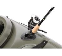 Pelican Boats PS0649-2 - Soporte para caña de Pescar de Kayak - Montaje Empotrado - Herramientas Incluidas - Accesorio para Aparejos de Pesca, Color Negro