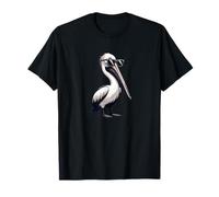 Pelican con gafas de sol - Funny Bird Ocean Beach Birding Camiseta