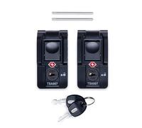 Pelican - Pestillos de bloqueo TSA de repuesto, mediano, negro (juego de 2). Se adapta a cajas de aire seleccionadas.