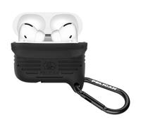 Pelican Protector - Funda Compatible con AirPods Pro 3 con mosquetón Negro [Carga inalámbrica] [protección MIL-STD] Funda de Silicona Suave Impermeable IP67 para AirPods Pro 3 - Antiarañazos - Negro