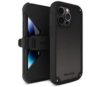 Pelican Shield Series - Funda para iPhone 14 Pro Max de 6.7 pulgadas [compatible con MagSafe] [protección contra caídas de grado militar de 21 pies] Funda de carga magnética para iPhone con soporte de