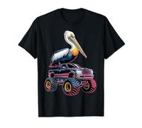 Pelícano en Monster Truck Camiseta