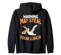 Pelícano Roba tu Almuerzo Divertido Amante Pelícano Sudadera con Capucha