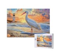 PelíCanos Puzzle 1500 Piezas Adultos, 87x57cm Gran Formato Puzzle Faro Patrón Diseño, Jigsaw Adultos DIY Artesanía con Embalaje de Caja de Regalo, Home Room Wall Decor, Regalo Mujer Hombre, Model272