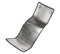 Película aislante de aluminio de doble capa de 6 mm para marco de ventana y techo, bloquea la luz solar y los rayos infrarrojos para fines de refrigeración y privacidad (30 x 100 cm sin dobladillo)