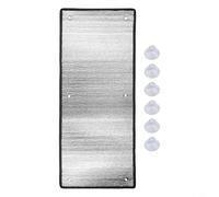 Película aislante de aluminio para ventana y techo para gestión térmica y protección solar, bloquea el calor y la luz no deseados (dobladillo de 40 x 100 cm)