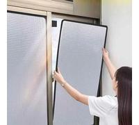 Película Aislante de Aluminio Reflectante de, Protección Contra Calor y Rayos UV, Resistente a La Intemperie, Ideal Para Oficina, Veranda, Radiadores y Aislamiento Acústico(50x175cm)