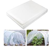 Película aislante para invernaderos que protege las plantas de las inclemencias del tiempo mientras retiene el calor del suelo (3 x 3 m)