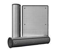 Película Aislante Para Ventanas 8mm Lámina De Aluminio Doble, Película Reflectante Térmica Opaca,Privacidad Protección Solar Con Ventosas Para Hogar, Dormitorio Y Oficina(Negro,90x110cm)