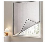 Película Aislante para Ventanas Lámina Reflectante Calor con Ventosa Película de Privacidad 5.0 mm de Espesor Vinilo Opaco Reutilizable para Dormitorio Terraza(100x160cm=39x63in)