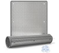 Película Aislante Térmico de Lámina de Aluminio, Película Reflectante Calor para Ventanas con Ventosas, Películas Opacas Protector Solar para Hogar Oficina, 9mm(Gris,60x120cm)