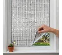 Película Aislante Térmico para Ventanas Opaco, Lámina Reflectante Aluminio Anti Calor con Ventosas, 100% Protección UV Privacidad para Buhardilla Dormitorio Camper(Gris,160x220cm)