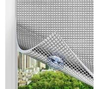 Pelicula Aislante Termico Ventanas, Lámina Reflectante Protección UV, Lámina Opaca de Aluminio Para Bloqueo Solar Con Ventosas Para Techo Coche y Balcón Techos Reutilizable(90x135cm)