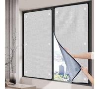 Pelicula Aislante Termico Ventanas Película Reflectante 8 Mm De Espesor Vinilo Proteccion Solar Parasol Ventana Casa(Negro)