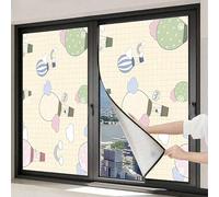 Pelicula Aislante Termico Ventanas Película Reflectante 8 Mm De Espesor Vinilo Proteccion Solar Parasol Ventana Casa(Amarillo)