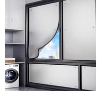 Película Aluminizada Aislante Térmico Reflexivo para Balcones Película térmica para Ventanas con Ventosa Película de Privacidad para Ventana Interior o Exterior