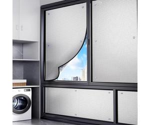Película Aluminizada Aislante Térmico Reflexivo para Balcones Película térmica para Ventanas con Ventosa Película de Privacidad para Ventana Interior o Exterior