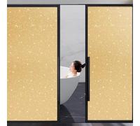 Película Autoadhesiva Opaca Esmerilada para Ventanas, con Aislamiento Térmico Y Control del Calor Solar para El Hogar, La Oficina, El Baño Y La Sala De Estar. Gold Frosted 90x100cm