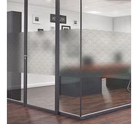 Película con Ventana antimirada, diseño de Arte Decorativo para Ventanas y Puertas de Ducha, 40 x 100 cm