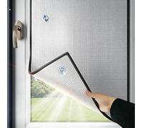 Película de Aislamiento Protector Solar Anti UV Aluminio Película para Ventanas Reflectante Opaca Total Privacidad con Ventosa Desmontable Térmico para Garaje Oficina(30x100cm)
