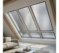 Película de Aislamiento Térmico Anti UV con Ventosa, Película Para Ventanas Aislante Térmico de Aluminio, 8mm Térmico Películas de Privacidad Para Veranda Camper(50x135cm)