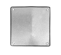 Película de aluminio para ventana, aislamiento térmico y privacidad, cubierta plateada reflectante impermeable para el hogar, baño, balcón, sala de estar, techo, 50 x 50 cm