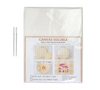 Película De Bordado Acuosoluble | Película De Cubierta Acuosoluble,Estabilizador Para Patrones De Tejer,Para Coser Imprimar Camisa Letras Bolsas Halloween Principiantes Artesanía Manual