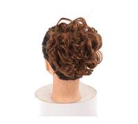 Película de cabello de mujer Corto y desordenado Plato rizado Extensión de moño Sintético Updo Postizos Peines for el cabello Clip en cola de caballo Scrunchie Moño Bandeja Cola de caballo Pieza de ca