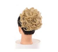 Película de cabello de mujer Corto y desordenado Plato rizado Extensión de moño Sintético Updo Postizos Peines for el cabello Clip en cola de caballo Scrunchie Moño Bandeja Cola de caballo Pieza de ca