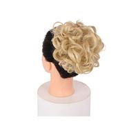 Película de cabello de mujer Corto y desordenado Plato rizado Extensión de moño Sintético Updo Postizos Peines for el cabello Clip en cola de caballo Scrunchie Moño Bandeja Cola de caballo Pieza de ca