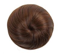 Película de cabello de mujer Extensión de cabello de fibra sintética Chignon Donut Bun Peluca Postizo Updo Clip en bollos de ballet Piezas de cabello de moño sintético for mujeres Gril Lady Fascia(107