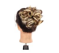 Película de cabello de mujer Messy Claw Clip Bun Hair Piece Wavy Curly Hair Bun Clip in Claw Chignon Ponytail Hairpieces Synthetic Tousled Updo Hair Extensions Hairpiece Fascia(AM10-2-30)