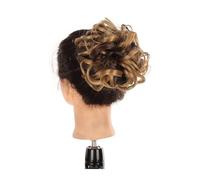 Película de cabello de mujer Messy Claw Clip Bun Hair Piece Wavy Curly Hair Bun Clip in Claw Chignon Ponytail Hairpieces Synthetic Tousled Updo Hair Extensions Hairpiece Fascia(AM10-4)
