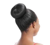 Película de cabello de mujer Moño sintético con forma de manzana, pinza de fibra de alta temperatura for moño de pelo, rodillo de donut for mujer, diámetro del pelo de 8/10cm Fascia(D8cm)
