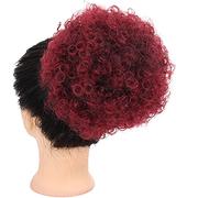 Película de cabello de mujer Sintético Afro Puff Ponytail Puff Drawstring Ponytail Extension Clip On Kinky Drawstring Curly Ponytail Bun Fascia(Y217)