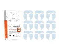 Película de colágeno (9 unidades) - Película coreana soluble con efecto reafirmante y aclarador, colágeno hidrolizado para reducción de arrugas, tonificación facial y blanqueamiento de la piel