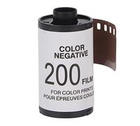 Película de color, 8 hojas profesionales de 35 mm ISO200 HD 135 película negativa de color de cámara de alta definición amplia exposición vintage rollo de película para exteriores, interiores y