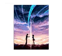 Película De Dibujos Animados Sin Marco Japón Anime Su Nombre Póster Por Número Modular Pintura Digital Por Números Para Regalo Único 40X50 Cm