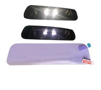 Película de espejo antirreflectante: capa resistente a los arañazos con revestimiento hidrófobo, superficie de protección antiempañamiento para una visión trasera estable, blindaje antirreflejo y