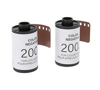 Película de impresión en Color de 35 mm, 2 Rollos de película en Color para cámara de 35 mm ISO 200 8 Hojas Cada una Cámara HD de Alta saturación Colores Películas negativas
