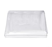 Película de invernadero, 2 m x 5 m, lámina de plástico transparente para aislamiento de calor, protección contra la lluvia, cubierta multiusos