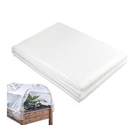 Película de invernadero - Especiamen de polietileno pesado, protección de barrera meteorológica | Cubierta transparente resistente a los rayos UV, ideal para plantas de jardín para camas criadas para