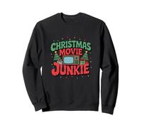 Película de Navidad Junkie Retro Holiday TV Sudadera