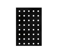 Película de plástico agrícola perforada transpirable, tela barrera contra malas hierbas, 1 hoja, mantillo for paisaje jardín, paño for Control(95X1000CM)